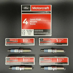 Set of 4: New OEM Genuine Motorcraft Iridium Spark Plugs SP535 SP535X CYFS-12-Y1 - Picture 1 of 3