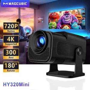 MINI PROJECTEUR HY320 natif Android 11 4K Wifi6 BT5.0 cinéma extérieur portable - Photo 1/12