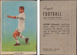 AZZINI GIOVANNI - PADOVA - CALCIATORI RASA 1961/1962 - CARTONATA - Bild 1 von 3