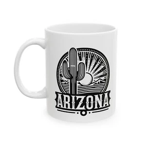 Tazza caffè Arizona Cactus Southwest Cactus Desert Saguaro tazza ceramica 2 lati - Foto 1 di 14