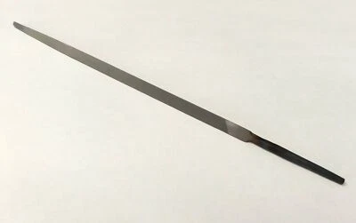 Nicholson 15024N 6" Triangular Double Extra Slim Taper File - Image 1 of 3