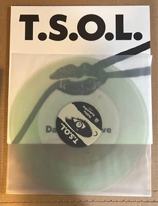 EP:  T.S.O.L. - Darker My Love   COKE BOTTLE GREEN VINYL  NEW UNPLAYED - Picture 1 of 3