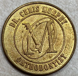 Dr Chris Murphy Orthodontist Murphy Money Arcade Game Token T5069 - Picture 1 of 5