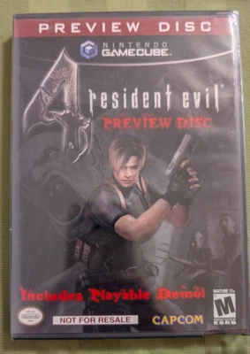Resident Evil 4 PREVIEW - Demo Disc NEW - SEALED - Nintendo GameCube - Image 1 of 2