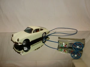 BANDAI JAPAN TIN TOYS PORSCHE 911 - CREAM L26.5cm - VERY RARE - GOOD CONDITION - Imagen 1 de 12