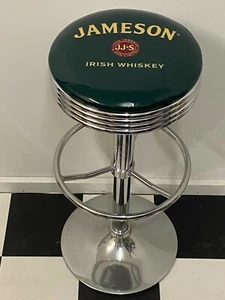 JAMESON IRISH WHISKEY (NEW DESIGN) RARE PREMIUM BAR STOOL ADJUSTABLE HEIGHT - Picture 1 of 10