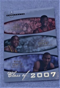2007-08 Hot Prospects Class of... #2007-A  Greg Oden Kevin Durant Conley rookie 