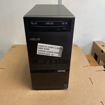 ASUS K5130 Core i3 3240T @ 2.90Ghz 6GB RAM 500GB HDD Windows 10 - Image 1 of 4