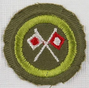 Signaling Merit Badge 1947-1960 Type E [MB-636] - Picture 1 of 1