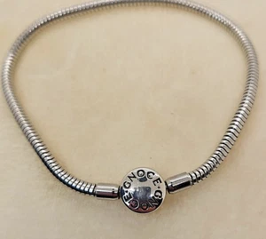 Gnoce klassisches Edelstahl Bettelarmband 7,5 Zoll - Bild 1 von 3