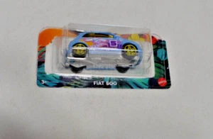 HOT WHEELS 2024 PASCUA/PRIMAVERA - FIAT 500 AZUL CLARO SUELTO - Imagen 1 de 8
