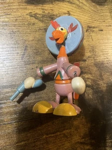 Panchito Pistoles Wooden Toy 3 Caballeros Walt Disney Donald Duck Movie RARE - Picture 1 of 9