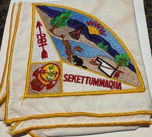 OA Lodge 281 Sekettummaqua Pie Neckerchief Oklahoma Boy Scout TT2 - Bild 1 von 1