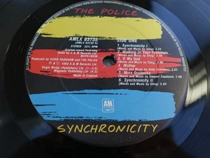 The Police SYNCHRONICITY 1983 UK 1st Press A1 / B6 PLAYS NEAR MINT HEAR - Picture 1 of 24