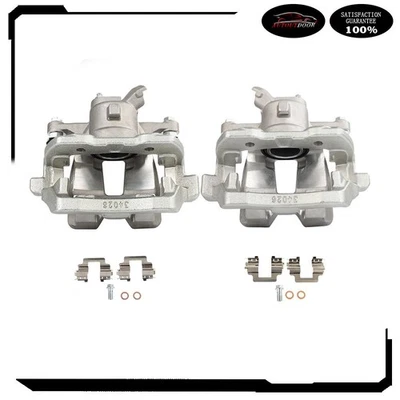 Rear Brake Calipers w/ Bracket Set (2) For 2010 2011 2012 Land Rover LR4 V8 5.0L Foto 1 de 4