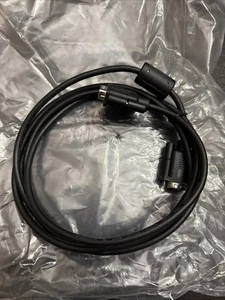 15-PIN SVGA SUPER VGA Epson Projector Male to Male Cable, BLACK CORD, 6 Feet - Picture 1 of 2
