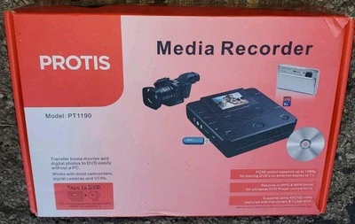 PROTIS Multi-function Media Recorder PT1190 DVD Recorder / Player HDMI USB AV SD - Image 1 of 4
