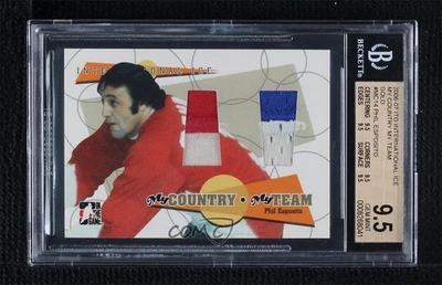 International Ice Signature Series Gold 2006 usado en el juego/10 Phil Esposito Foto 1 de 2