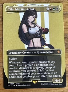 MTG Final Fantasy Commander, Tifa, Martial Artist - Borderless - Picture 1 of 1