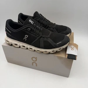 13 - Slip On Men's Cloud 6 Black White Gym Trainers Speed & Regular Laces W/ Box - Picture 1 of 22