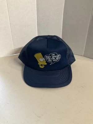 Gorra de camionero Bart Simpson Quote Burbuja Vintage SnapBack malla espuma nueva de colección Foto 1 de 4