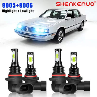 For Oldsmobile Bravada 1996-2004 LED Headlight Bulbs High/Low Beam 9005 9006 Kit - Изображение 1 из 4
