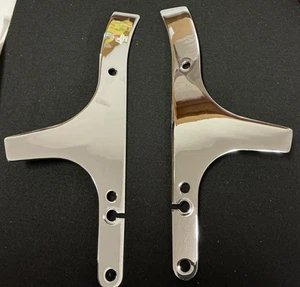 Harley Davidson Chrome Sissybar Side Plates 53559-81A - Picture 1 of 4