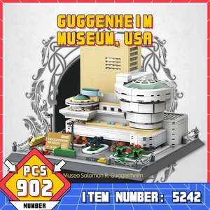 Guggenheim Museum New York Adult Technical Assembly Building Blocks Toy 902pcs - Picture 1 of 19
