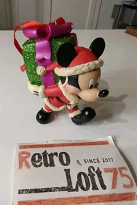Disney Store Sketchbook Mickey Mouse Santa Claus Christmas Gift Tree Ornament. - Picture 1 of 6