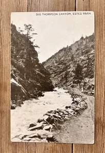 1916 Vintage Postkarte Estes Park Colorado Larimer County Big Thompson Canyon - Bild 1 von 2