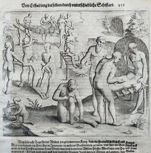 Hans Staden Voyage Brazil (B) # Gottfried New World America # 1655 - Picture 1 of 2