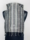 Vivienne Westwood gris RAYÉ multi écharpe châle laine orbe logo