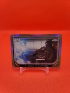 2022 Topps Chrome Star Wars The Mandalorian Refractor S1-16 A Messy Infiltration - Imagen 1 de 2