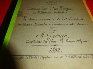 GARNIER - Cours de constructions – 5e Partie : 1er Fascicule : Composition d'un. - Picture 1 of 8