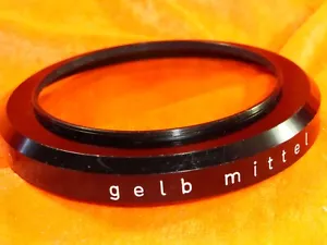 SCHNEIDER KREUZNACH FILTER NR.33 GELB MITTEL 77mm - Bild 1 von 6