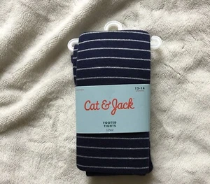 Cat & jack footed tights size 12-14 (Brand new) - Picture 1 of 2