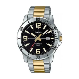 CASIO MTP-VD01SG-1BVUDF OROLOGIO UOMO ACCIAIO BICOLORE DATA 43mm SOTTOCOSTO - Foto 1 di 7