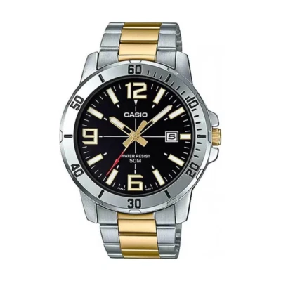 CASIO MTP-VD01SG-1BVUDF OROLOGIO UOMO ACCIAIO BICOLORE DATA 43mm SOTTOCOSTO - Immagine 1 di 4