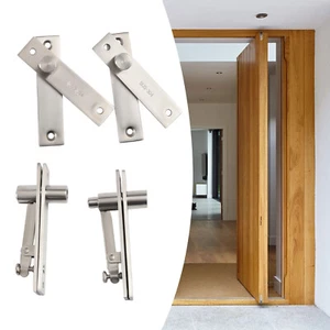 Door Pivot Hinges Heavy Duty Hidden Bookcase Hinges 360° Invisidoor Hinge 2 Sets - Picture 1 of 13