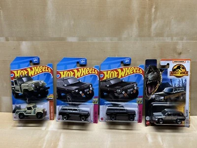 Hot Wheels Matchbox Jeep Lot 88 89 Wagoneer Gray Black Wood Panel 67 Jeepster - Image 1 of 4
