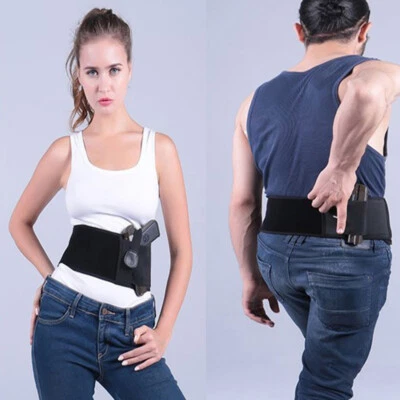Breathable Men&Women Belly Band Gun Holster Concealed Carry Waist Belt Holsters - Image 1 of 4