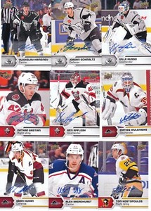 17/18 2017/18 Upper Deck AHL Autograph Auto #41 Dean Kukan Blue Jackets