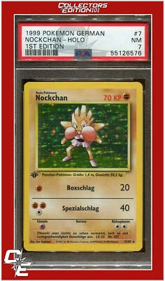 German 7 Nockchan Holo 1st Edition PSA 7 - Image 1 of 2
