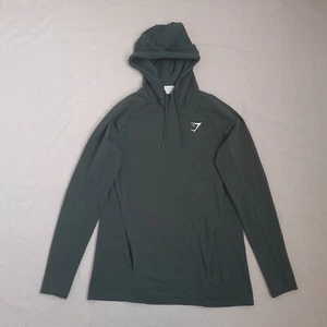 Gymshark Mens Hoodie Size M Lightweight Stretch Pocket Athleisure Gym Sweatshirt - Picture 1 of 20