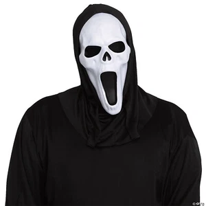 Adult Ghost Face Banshee Mask With Black Shroud - Morris Costumes - Picture 1 of 1