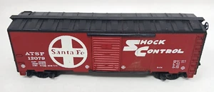Tyco HO Scale Santa Fe ATSF 12079 Shock Control Freight Train Box Car #M9 - Picture 1 of 11