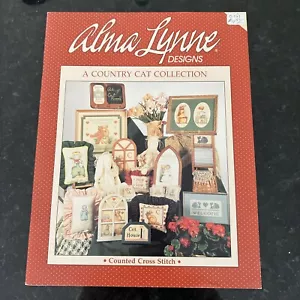 Alma Lynne Designs Counted Cross Stitch Pattern Chart A Country Cat Collection - Picture 1 of 4