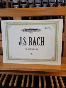 * J.S. Bach: Organ Works, vol 9; órgano (Peters) - Imagen 1 de 1