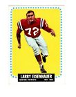 1964 Topps LARRY EISENHAUER #8 EX--AFL Patriots!!