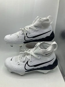 Nike Alpha Huarache NXT Metal Black White Baseball Cleats DJ6517-101 Size 8 - Picture 1 of 6